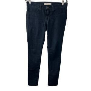 J BRAND Blue Dark Wash Cotton Blend Low-Rise Olympia Skinny Denim Jeans Size 29
